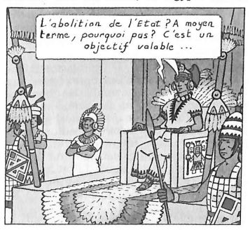 Parodie de Tintin chez les Incas